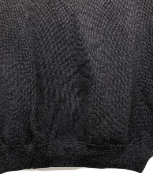 crepuscule（クレプスキュール）crepuscule (クレプスキュール) Light Moss Stitch Polo ブラック サイズ:1の古着・服飾アイテム