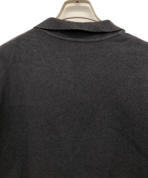 crepuscule（クレプスキュール）crepuscule (クレプスキュール) Light Moss Stitch Polo ブラック サイズ:1の古着・服飾アイテム