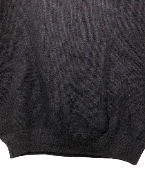 crepuscule（クレプスキュール）crepuscule (クレプスキュール) Light Moss Stitch Polo ブラック サイズ:1の古着・服飾アイテム