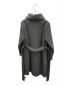 HIROKO BIS (ヒロコビス) ボリュームネックリバーコート グレー サイズ:9 未使用品：8000円