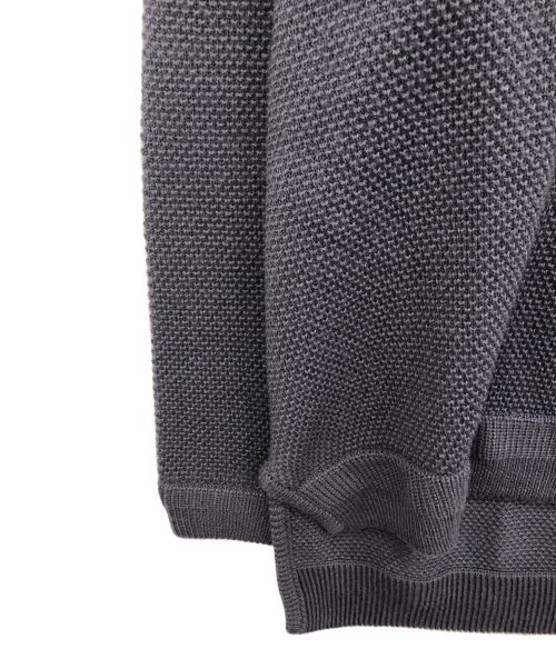 KARASHI（カラシ）KARASHI (カラシ) ニットパーカー グレー サイズ:Fの古着・服飾アイテム