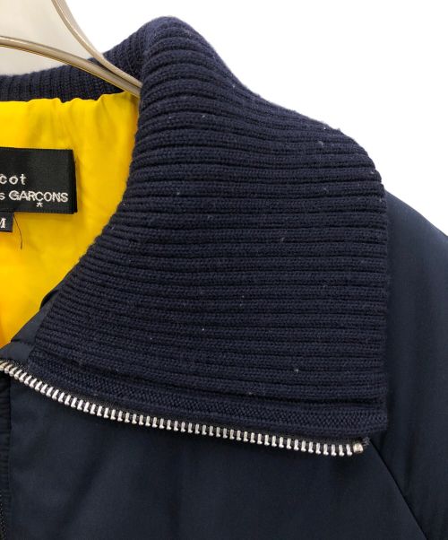 tricot COMME des GARCONS（トリココムデギャルソン）tricot COMME des GARCONS (トリココムデギャルソン) 中綿コート ネイビー サイズ:Mの古着・服飾アイテム