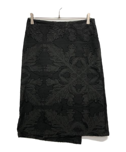 HaaT（ハート）HaaT (ハート) 花柄スカート オリーブ サイズ:2の古着・服飾アイテム