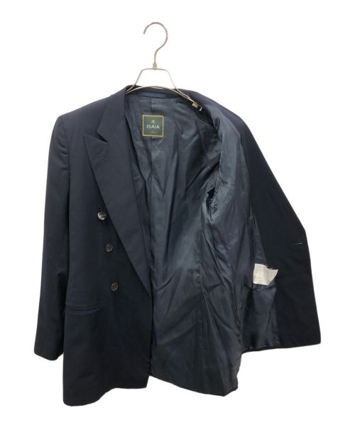 ISAIA（イザイア）ISAIA (イザイア) ダブルテーラードジャケット ネイビー サイズ:44の古着・服飾アイテム