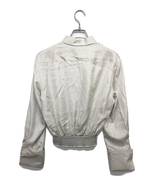 ARMANI COLLEZIONI（アルマーニ コレツィオーニ）ARMANI COLLEZIONI (アルマーニ コレツィオーニ) プルオーバーシャツ ホワイト サイズ:44の古着・服飾アイテム