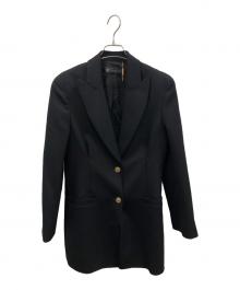 VERSACE（ヴェルサーチェ）の古着「メデューサ金釦チェスターコート」｜ブラック