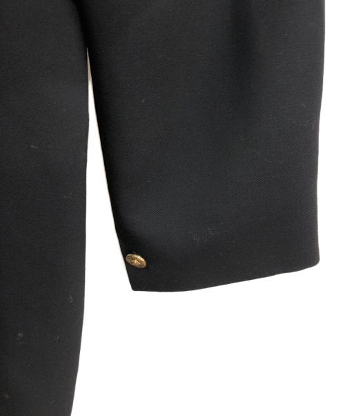 VERSACE（ヴェルサーチェ）VERSACE (ヴェルサーチェ) メデューサ金釦チェスターコート ブラック サイズ:42の古着・服飾アイテム