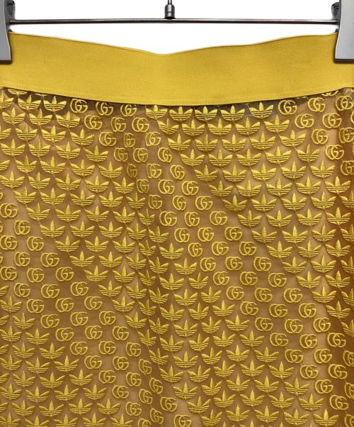 adidas（アディダス）adidas (アディダス) GUCCI (グッチ) GGチュールスカート イエロー サイズ:XSの古着・服飾アイテム