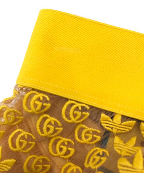 adidas（アディダス）adidas (アディダス) GUCCI (グッチ) GGチュールスカート イエロー サイズ:XSの古着・服飾アイテム