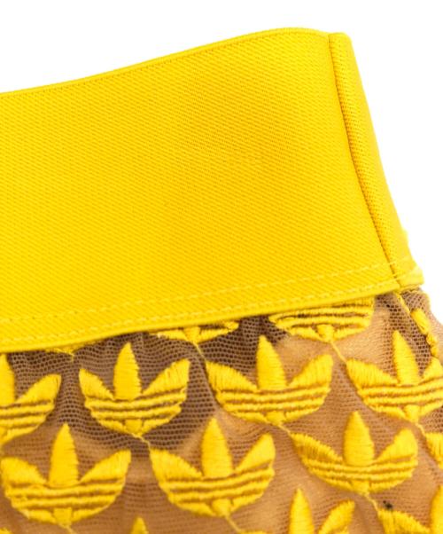 adidas（アディダス）adidas (アディダス) GUCCI (グッチ) GGチュールスカート イエロー サイズ:XSの古着・服飾アイテム