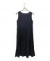 LE GLAZIK (ル グラジック) ノースリーブリネンワンピース ネイビー サイズ:36：5000円