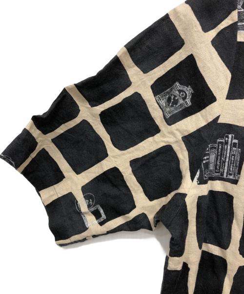 Marble SUD（マーブルシュッド）Marble SUD (マーブルシュッド) 総柄ブラウスワンピース ベージュ サイズ:記載なしの古着・服飾アイテム