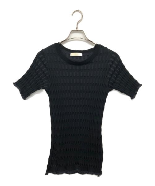 PUBLIC TOKYO（パブリックトウキョウ）PUBLIC TOKYO (パブリックトウキョウ) フラッフルリブプルオーバー ブラック サイズ:Fの古着・服飾アイテム