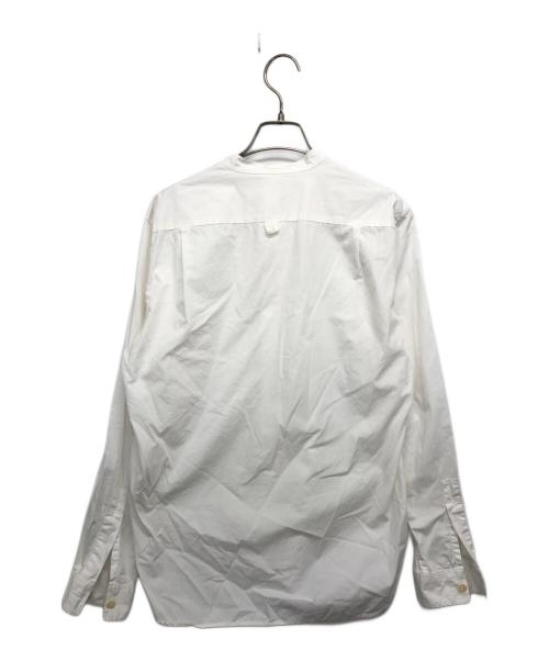MHL（エムエイチエル）MHL (エムエイチエル) バンドカラーシャツ ホワイト サイズ:Ｓの古着・服飾アイテム