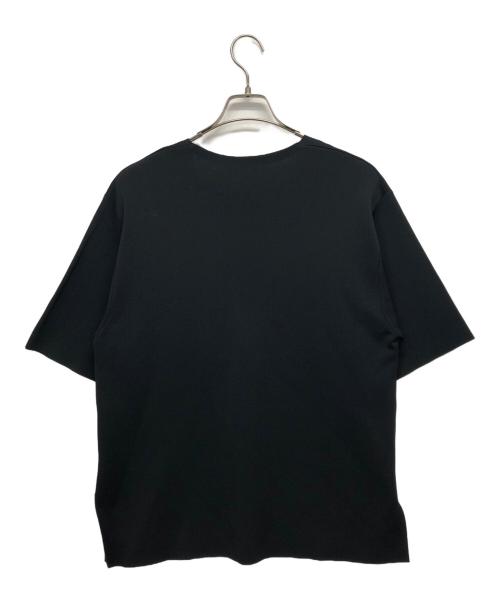 CELINE（セリーヌ）CELINE (セリーヌ) 半袖ニットブラウス ネイビー サイズ:XSの古着・服飾アイテム