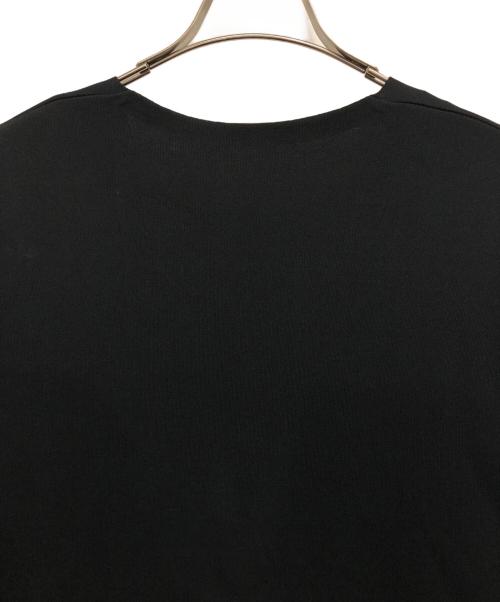 CELINE（セリーヌ）CELINE (セリーヌ) 半袖ニットブラウス ネイビー サイズ:XSの古着・服飾アイテム