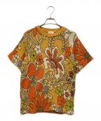 HAVE A GRATEFUL DAYハブアグレイトフルデイ）の古着「半袖ニット」｜イエロー