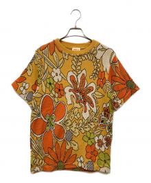 HAVE A GRATEFUL DAY（ハブアグレイトフルデイ）の古着「半袖ニット」｜イエロー