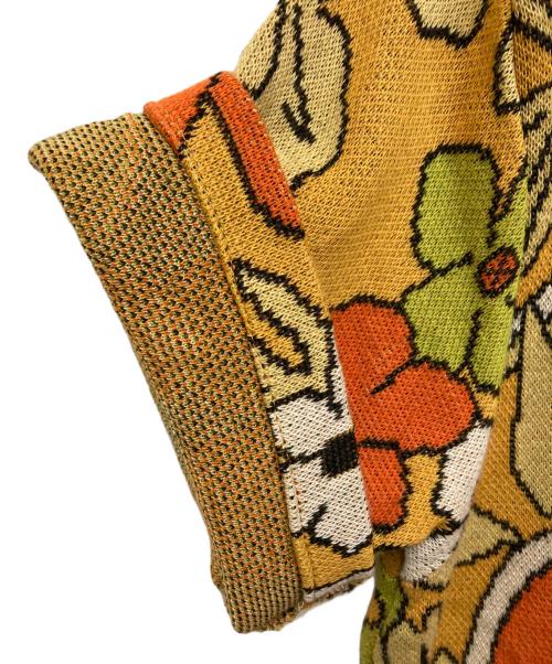 HAVE A GRATEFUL DAY（ハブアグレイトフルデイ）have a grateful day (ハブアグレイトフルデイ) 半袖ニット イエロー サイズ:SIZE Sの古着・服飾アイテム