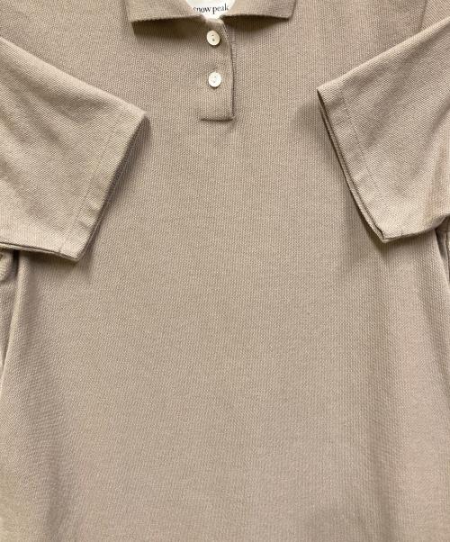 Snow peak（スノーピーク）Snow peak (スノーピーク) PE DRY POLO DRESS ベージュ サイズ:SIZE Lの古着・服飾アイテム
