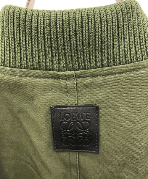 LOEWE（ロエベ）LOEWE (ロエベ) ボンバージャケット グリーン サイズ:32の古着・服飾アイテム