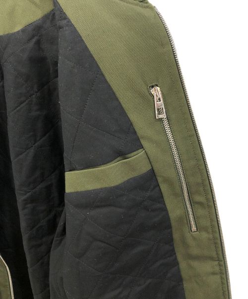 LOEWE（ロエベ）LOEWE (ロエベ) ボンバージャケット グリーン サイズ:32の古着・服飾アイテム