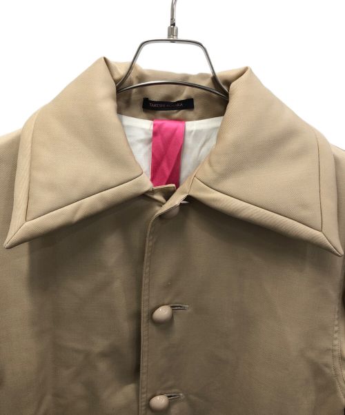TAKESHI KOSAKA by Y's Pink Label（タケシコウサカ バイ ワイズピンクレーベル）TAKESHI KOSAKA by Y's Pink Label (タケシコウサカ バイ ワイズピンクレーベル) ステンカラーコート ベージュ サイズ:1の古着・服飾アイテム