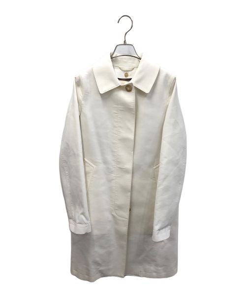 MACKINTOSH LONDON（マッキントッシュ ロンドン）MACKINTOSH LONDON (マッキントッシュ ロンドン) ステンカラーコート ホワイト サイズ:38の古着・服飾アイテム