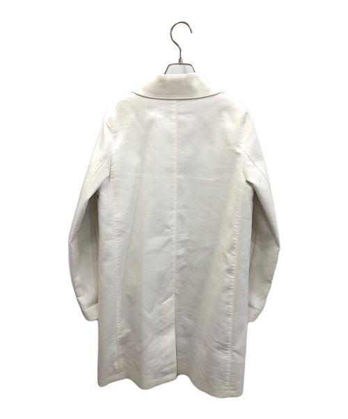 MACKINTOSH LONDON（マッキントッシュ ロンドン）MACKINTOSH LONDON (マッキントッシュ ロンドン) ステンカラーコート ホワイト サイズ:38の古着・服飾アイテム
