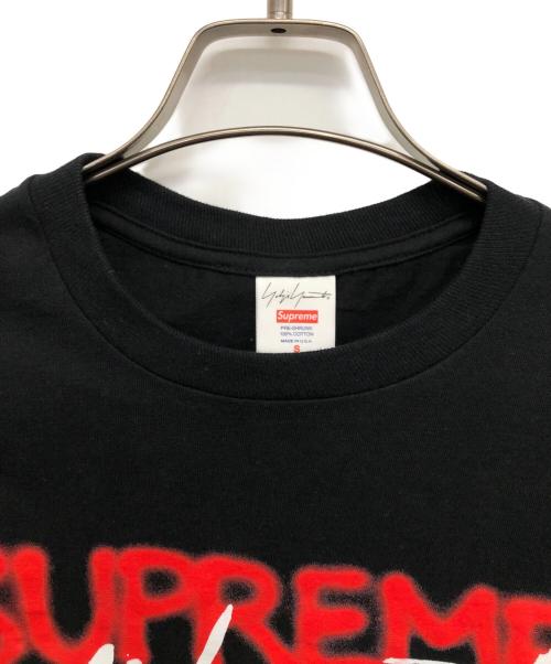SUPREME（シュプリーム）SUPREME (シュプリーム) YOHJI YAMAMOTO (ヨウジヤマモト) ロゴTee ブラック サイズ:Sの古着・服飾アイテム