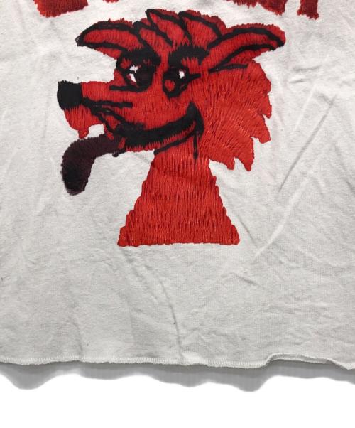 ERL（イーアールエル）ERL (イーアールエル) Hurt lover t-shirt ホワイト サイズ:8Aの古着・服飾アイテム