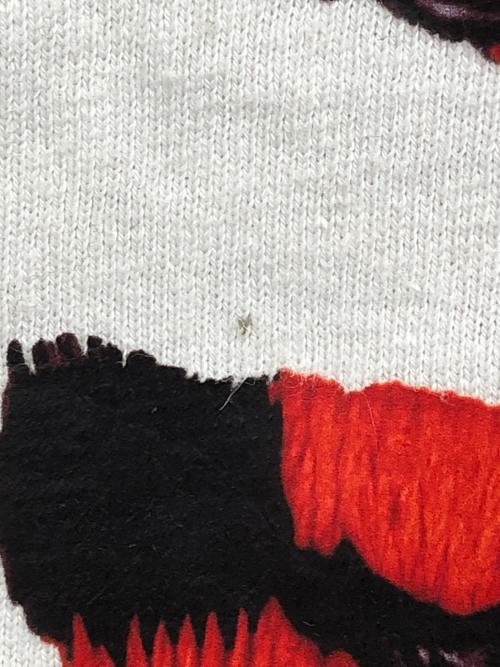 ERL（イーアールエル）ERL (イーアールエル) Hurt lover t-shirt ホワイト サイズ:8Aの古着・服飾アイテム