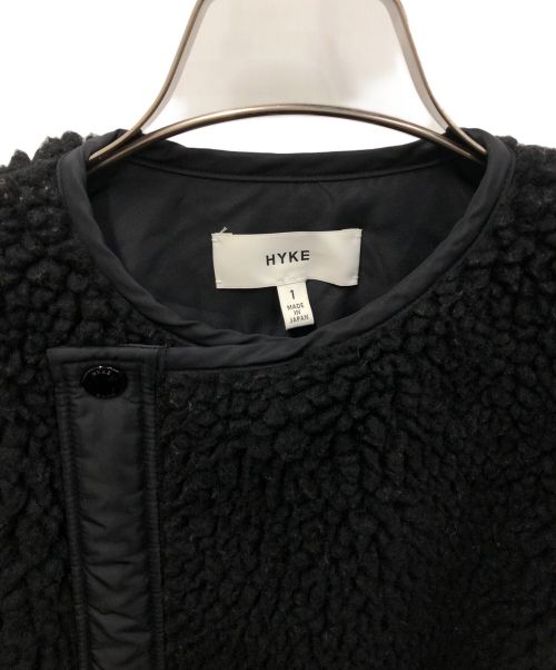 HYKE（ハイク）HYKE (ハイク) FAUX SHEARLING COAT ブラック サイズ:1の古着・服飾アイテム