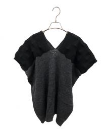 JUNYA WATANABE COMME des GARCONS（(ジュンヤワタナベ コムデギャルソン）の古着「ドッキングニットベスト」｜ブラック