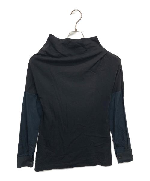 DRIES VAN NOTEN（ドリスヴァンノッテン）DRIES VAN NOTEN (ドリスヴァンノッテン) 切替カットソー ブラック サイズ:表記無しの古着・服飾アイテム