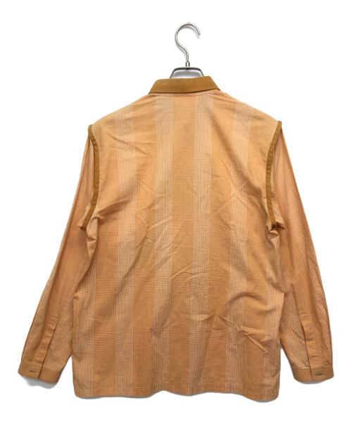 Christian Dior Sports（クリスチャン ディオールスポーツ）Christian Dior Sports (クリスチャン ディオールスポーツ) チェックシャツ オレンジ サイズ:Mの古着・服飾アイテム