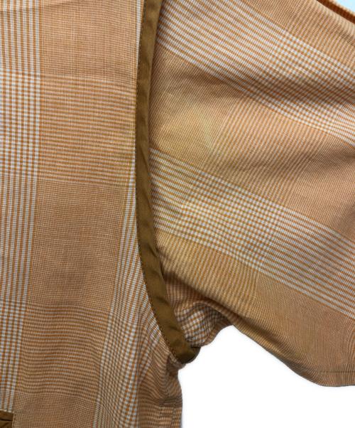 Christian Dior Sports（クリスチャン ディオールスポーツ）Christian Dior Sports (クリスチャン ディオールスポーツ) チェックシャツ オレンジ サイズ:Mの古着・服飾アイテム