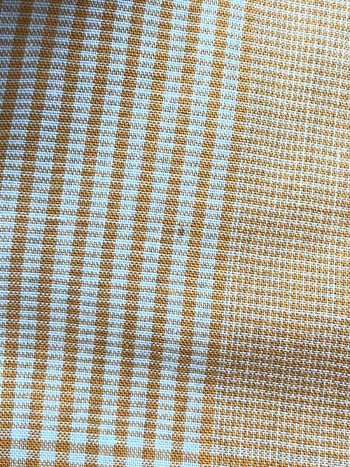 Christian Dior Sports（クリスチャン ディオールスポーツ）Christian Dior Sports (クリスチャン ディオールスポーツ) チェックシャツ オレンジ サイズ:Mの古着・服飾アイテム