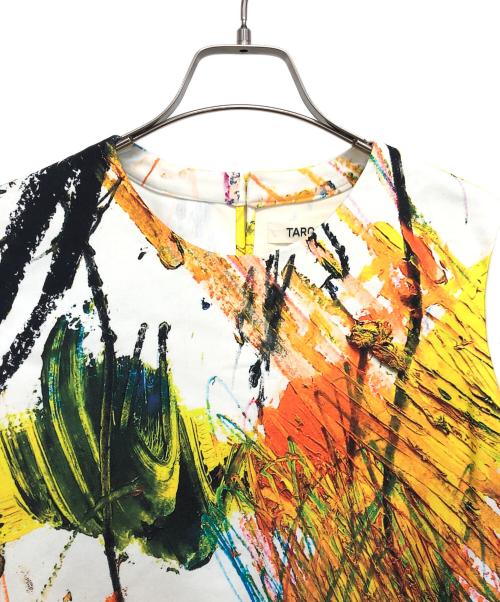 TARO HORIUCHI（タロウホリウチ）TARO HORIUCHI (タロウホリウチ) UNITED TOKYO (ユナイテッドトーキョー) アートプリントブラウス ホワイト サイズ:2の古着・服飾アイテム