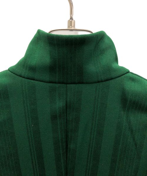 Mame Kurogouchi（マメクロゴウチ）Mame Kurogouchi (マメクロゴウチ) Double-Layer Stripe Jersey Pullover グリーン サイズ:Mの古着・服飾アイテム