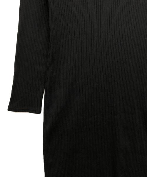 RIVE DROITE（リヴドロワ）RIVE DROITE (リヴドロワ) 2WAYロングリブワンピース ブラック サイズ:Fの古着・服飾アイテム