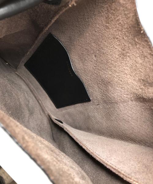 ORSETTO（オルセット）ORSETTO (オルセット) パイソン柄ハンドバッグ ベージュの古着・服飾アイテム