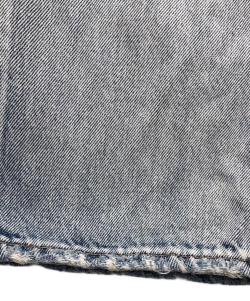 moussy（マウジー）moussy (マウジー) HW CRASH LOOSE STRAIGHT インディゴ サイズ:25の古着・服飾アイテム