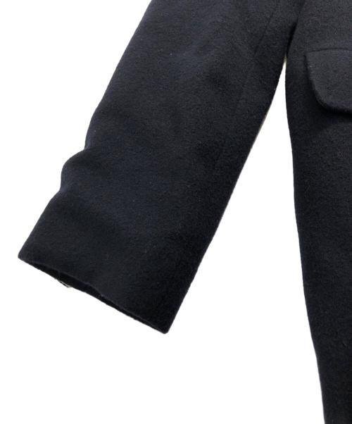 M-PREMIER（エムプルミエ）M-PREMIER (エムプルミエ) アンゴラ混チェスターコート ネイビー サイズ:36の古着・服飾アイテム