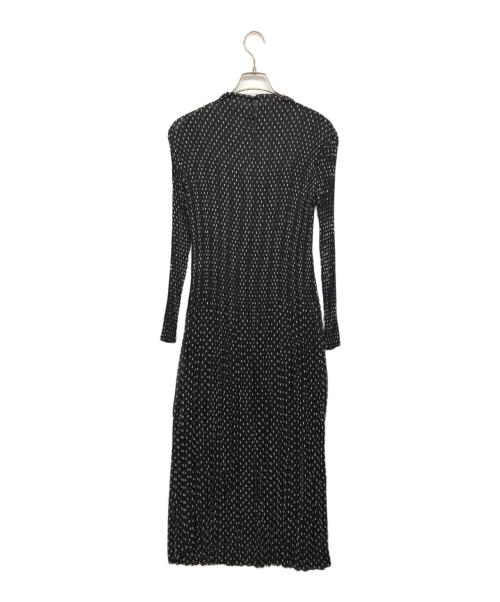 SPECCHIO（スペッチオ）SPECCHIO (スペッチオ) プリーツワンピース ブラック サイズ:40の古着・服飾アイテム