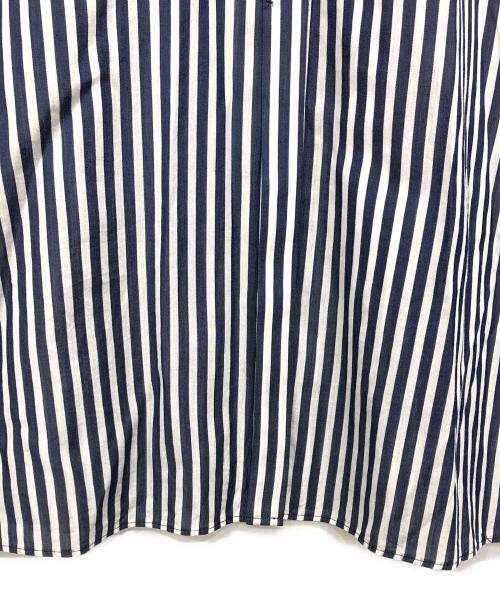 TOMORROW LAND（トゥモローランド）TOMORROW LAND (トゥモローランド) ストライプブラウス ブルー サイズ:36の古着・服飾アイテム