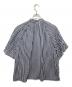 TOMORROW LAND (トゥモローランド) ストライプブラウス ブルー サイズ:36：3980円