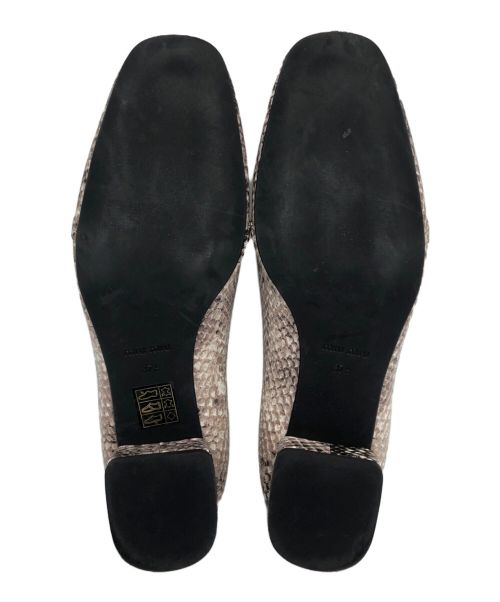 MIU MIU（ミュウミュウ）MIU MIU (ミュウミュウ) クリスタルビジューパンプス ピンク サイズ:37 1/2の古着・服飾アイテム