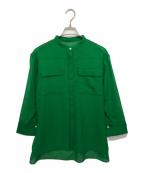 Ameriアメリ）の古着「MEDI NATURAL LIKE OVER SIZE SHIRT」｜グリーン