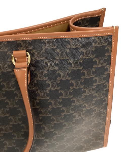 CELINE（セリーヌ）CELINE (セリーヌ) ホリゾンタルカバトートバッグ ブラウンの古着・服飾アイテム